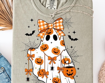 Ghost Halloween Png, Lace Ghost Coquette PNG, Halloween Shirt Png, Girly Ghost Lacey Ghost Png, Spooky Season Png, Spooky Sublimation