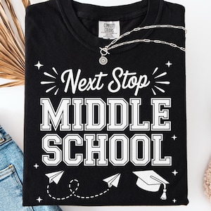 Next Stop Middle School Pink Coquette Bow SVG PNG, 5th Grade Graduation Digital Download for Cricut & Sublimation