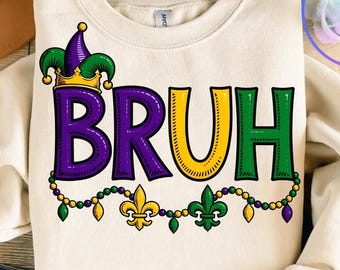 Bruh Mardi Gras Png, Mardi gras Kids Png, Happy Mardi Gras Png, Fleur De Lis Png, Mardi Gras Coquette Bow png, Mardi Gras Png