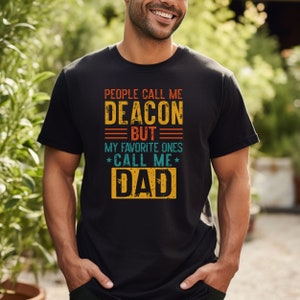 Funny Husband Dad Deacon T-Shirt Gifts | From Wife Shirts Funny Husband Dad Deacon T-Shirt Gifts | From Wife Shirts