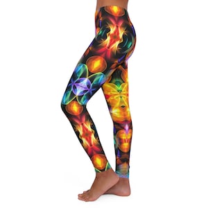 Neon Nexus Nebula Women&#39;s Leggings