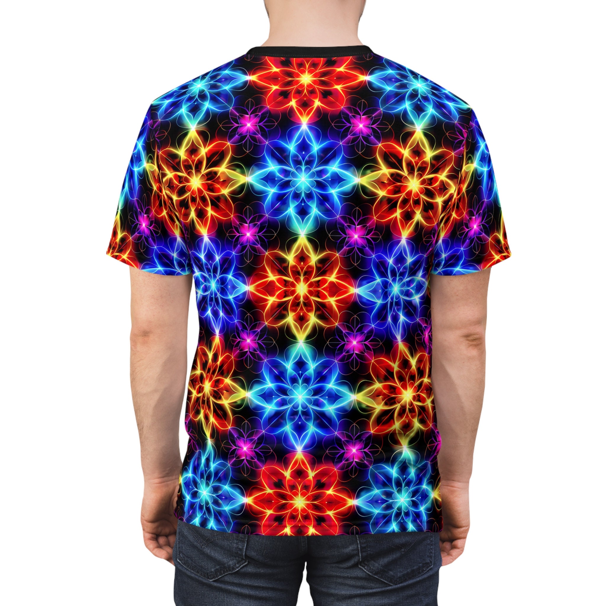 Neon Garden T-shirt - Etsy