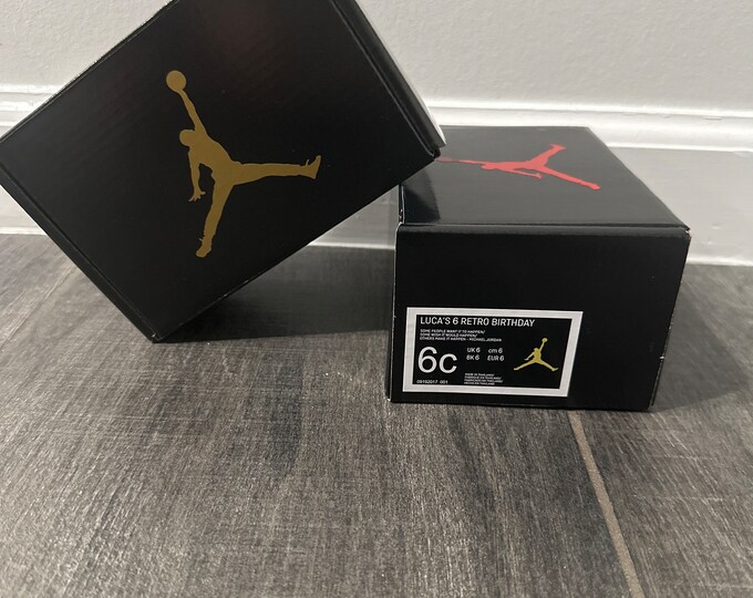 custom jordan sneaker box