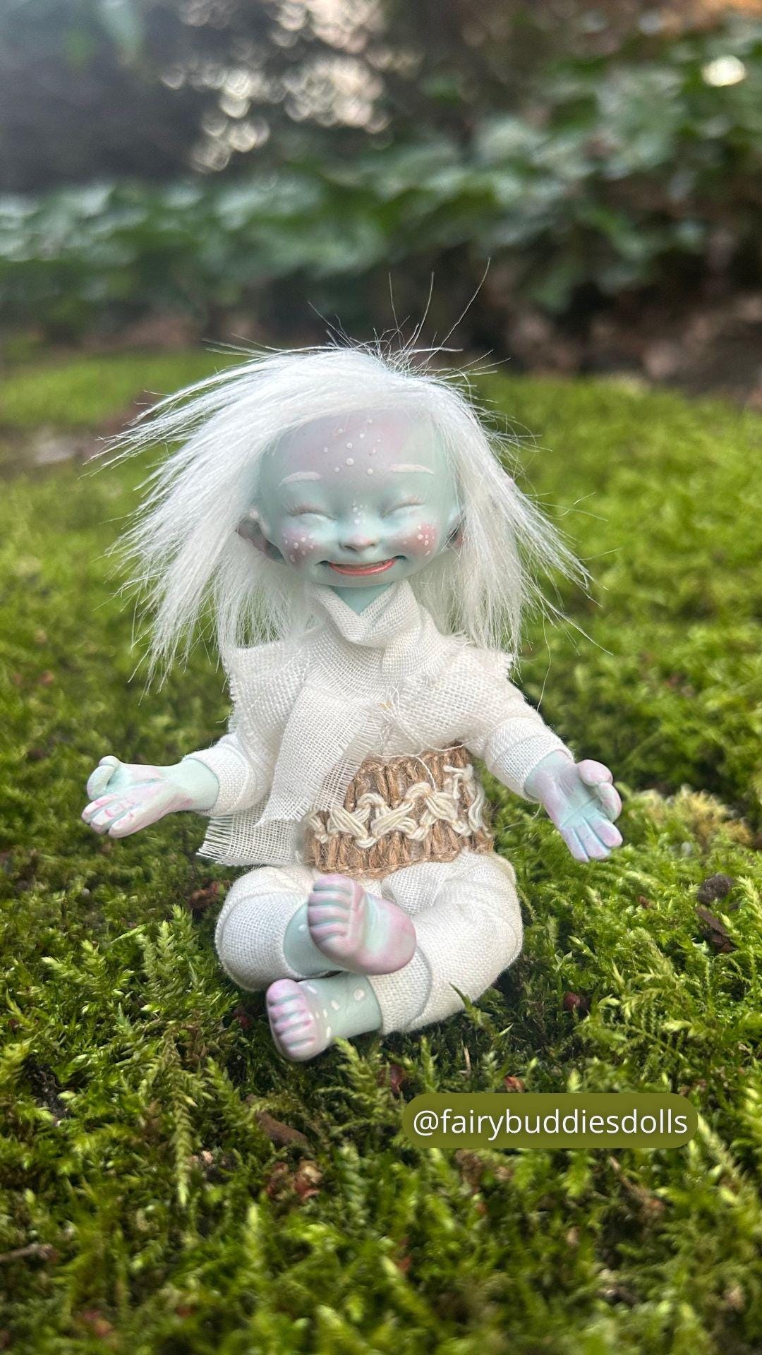 Yurih Yurih 13cm OOAK Doll Blue Elf Made in Polymer Clay - Etsy