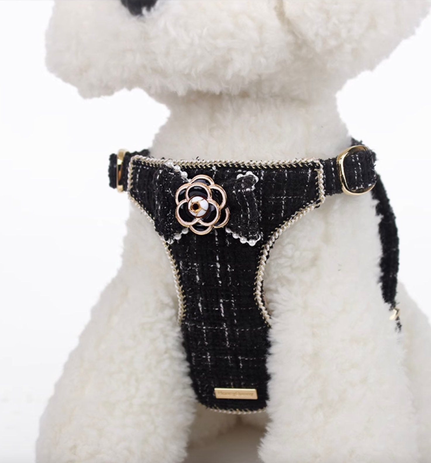 Lv Louis Vuitton Designer Dog Harness and Leash Sets — Dogssuppliesrus