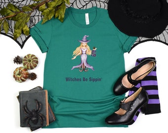 Halloween Witches Be Sippin’ Shirt- Halloween Shirt - Show Off Your Halloween Spirit