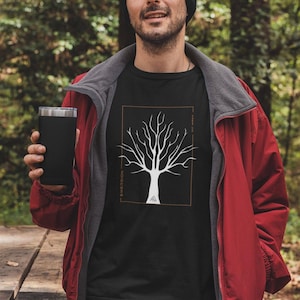 Tree Shirt, Camping Gift, Nature Graphic Tees, Outdoors Tshirt for Men, Tree Gift For Father&#39;s Day, Forest T-shirt