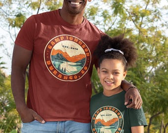 Personalized Family Shirt, Family Name Shirt, Custom Camping Shirt, Customized Camp Graphic Tee, Camping Gift, Family Cabin Road Trip Shirt