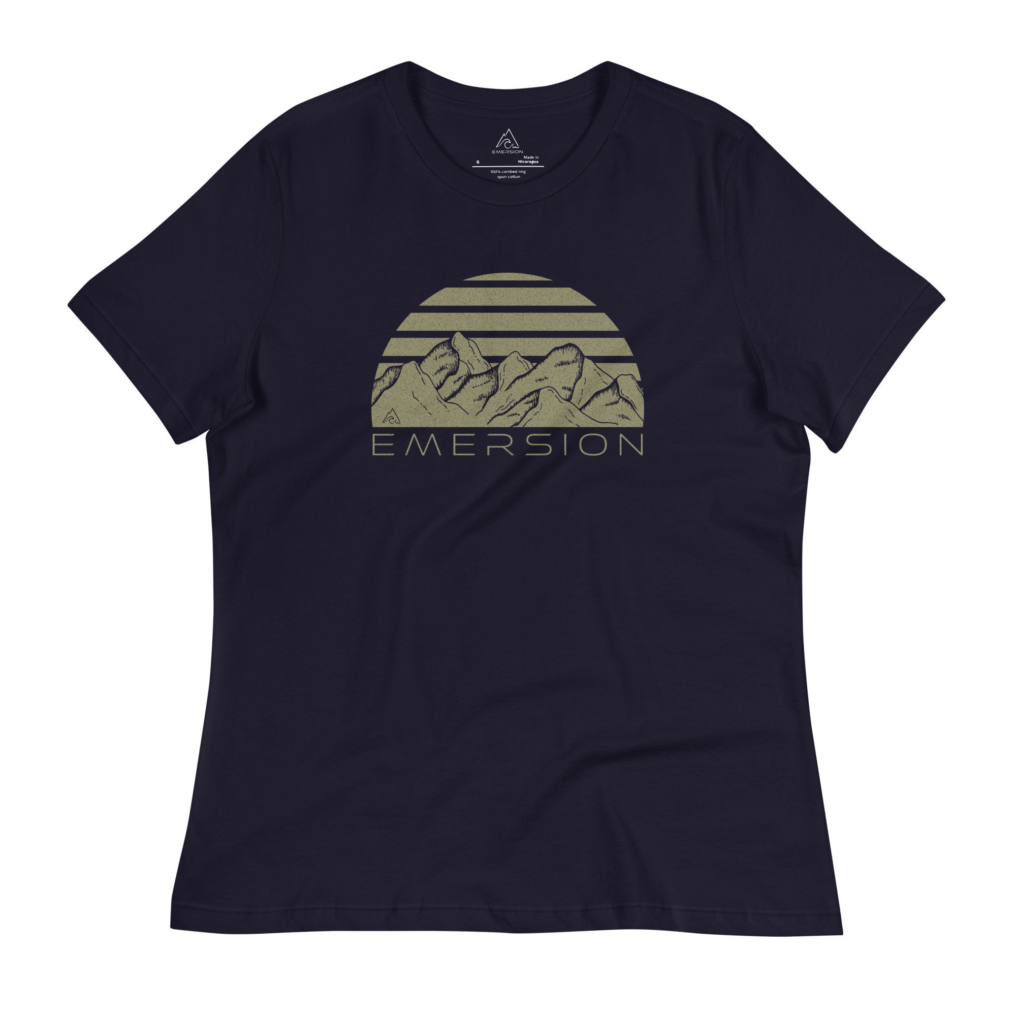Funny Mountain Graphic T-Shirt For Women – Sunset Book Print Tee, Outdoor Camping Shirt, Cotton Blend - View #10