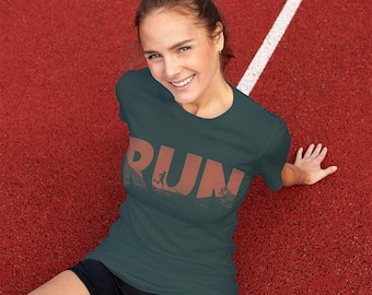 Running T-shirt, Run Shirt, Runner Gift, Running Person Shirt, Running Clothes for Women, Trail Running T-shirt, Outdoors Graphic Tees
