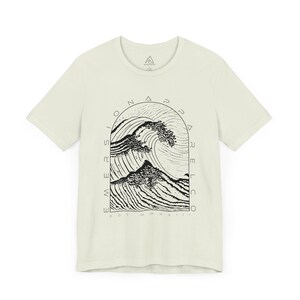 Beach Shirt, Ocean Graphic Tee, Men's Wave Shirt, Beach Vibes Shirt, Outdoors Tshirt, Nature Shirt, Coastal Vibes Shirt Citron