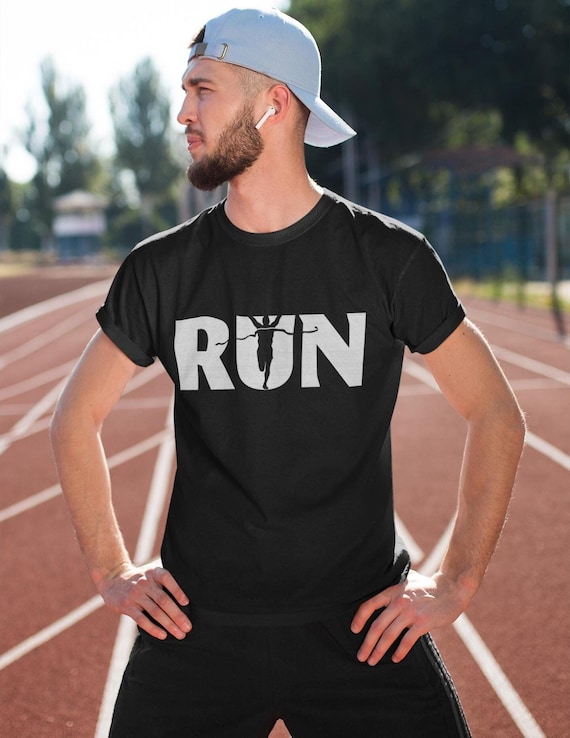 Running Shirt, Run Tshirt for Men, Marathon Gift, Running Person