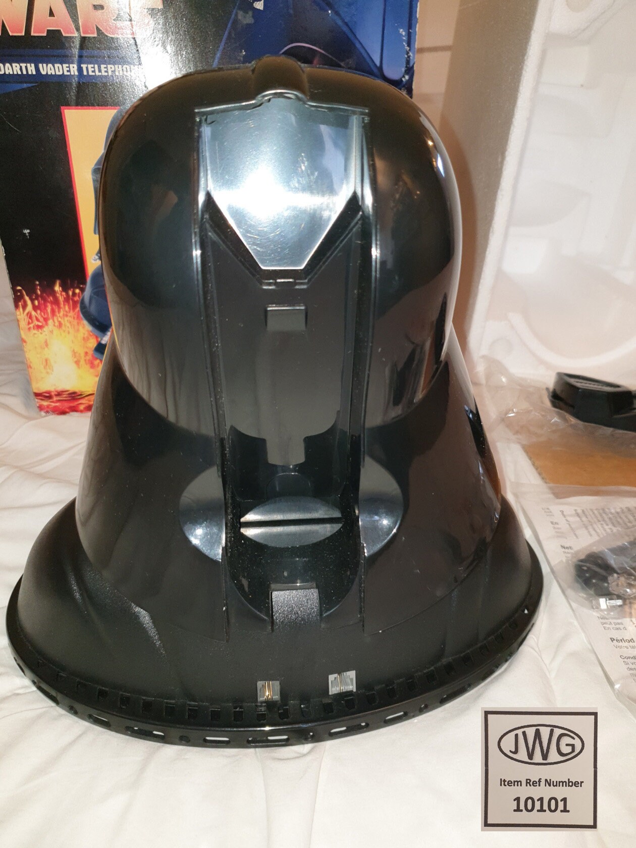Darth Vader Telephone, Animated and Working With Box. Some Wear