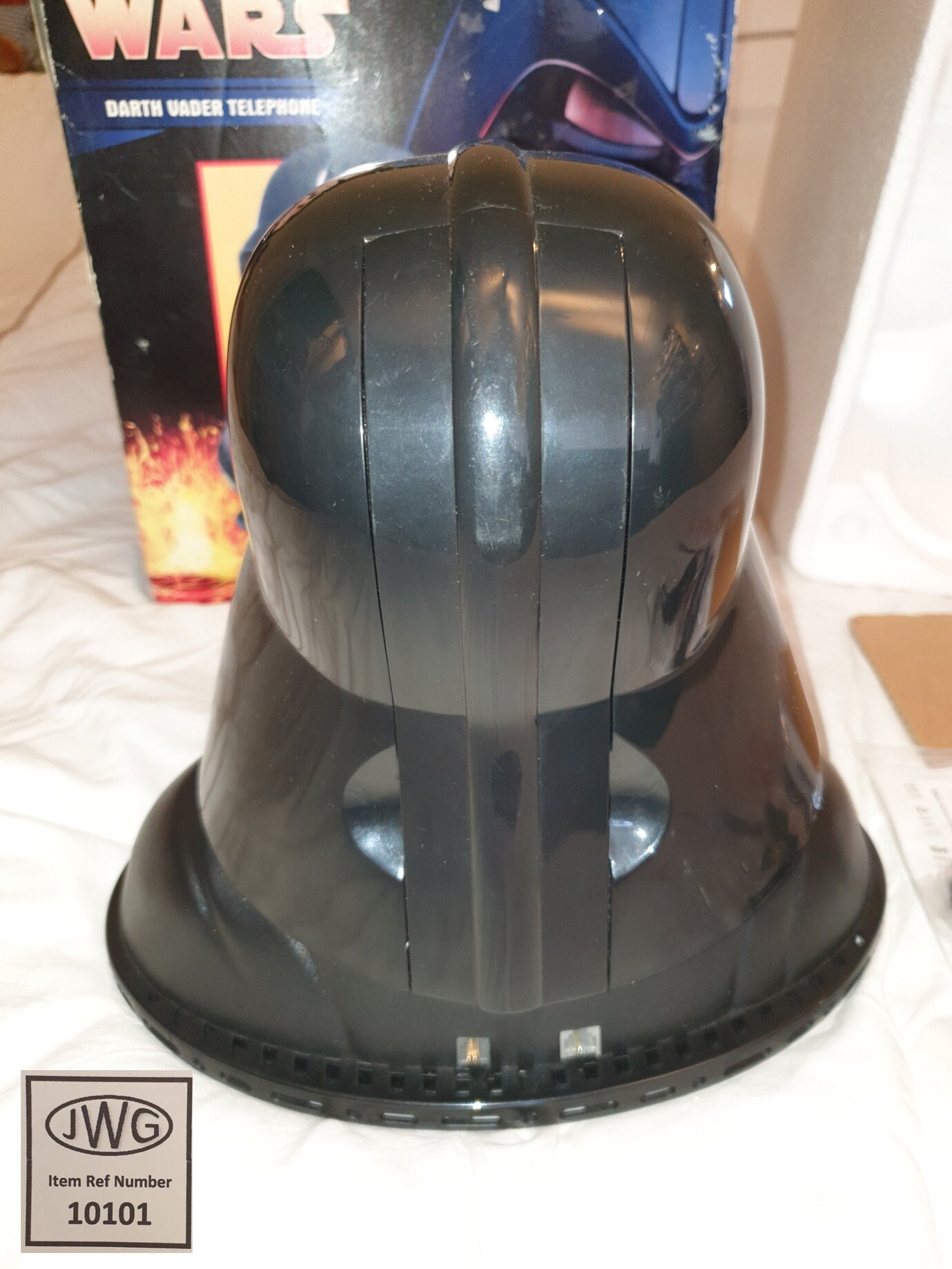 Darth Vader Telephone, Animated and Working With Box. Some Wear