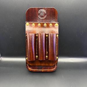 Custom Order Pocket Tool Pouch Dark Brown