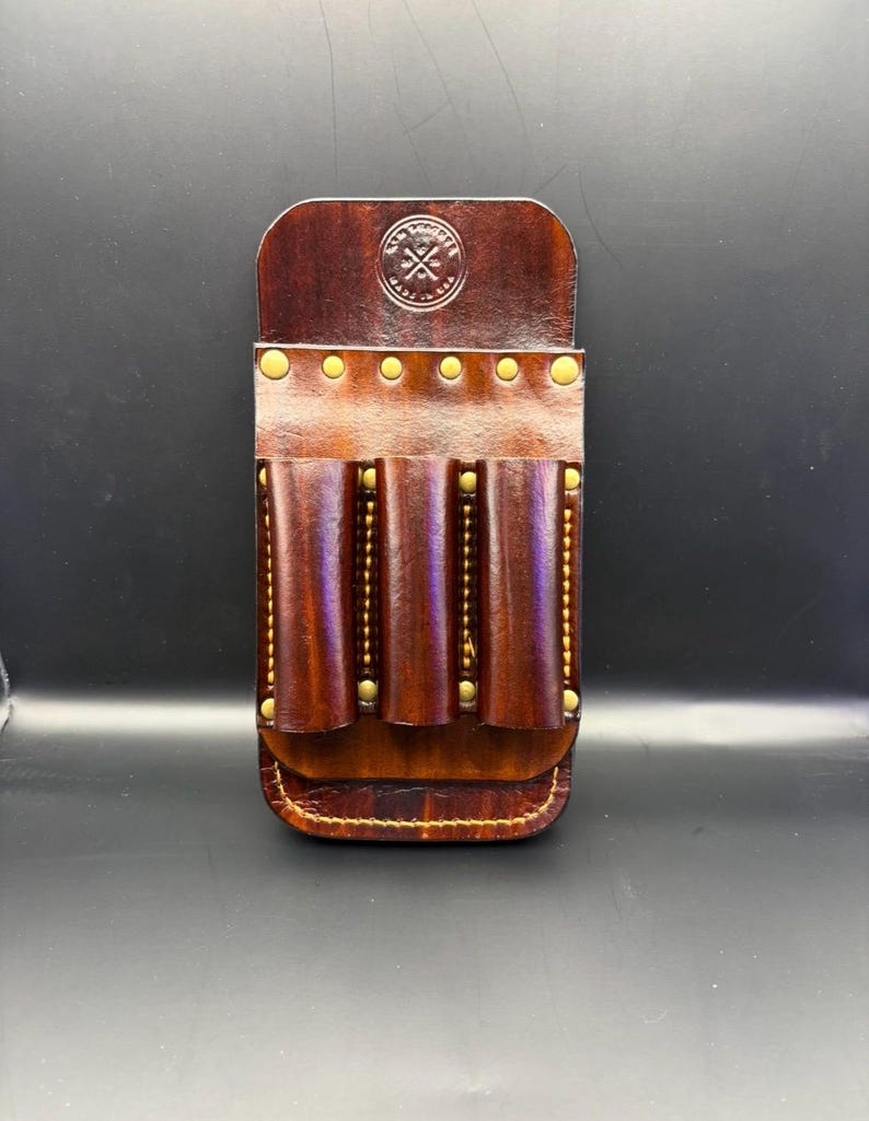Custom Order Pocket Tool Pouch Dark Brown