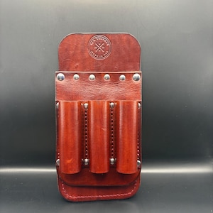 Custom Order Pocket Tool Pouch mahogany