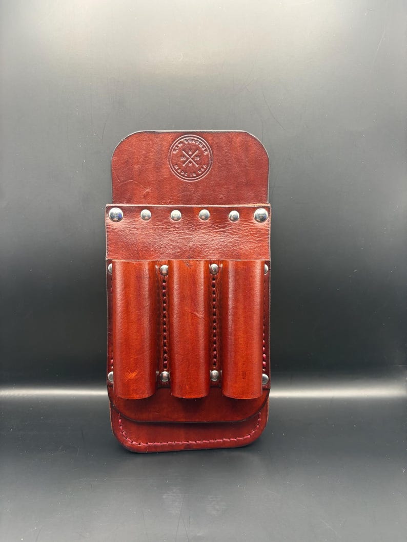 Custom Order Pocket Tool Pouch mahogany