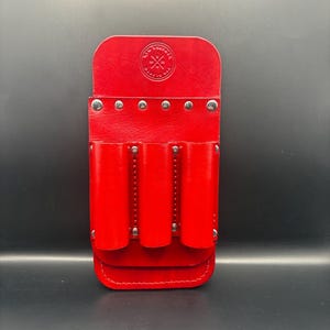 Custom Order Pocket Tool Pouch Red