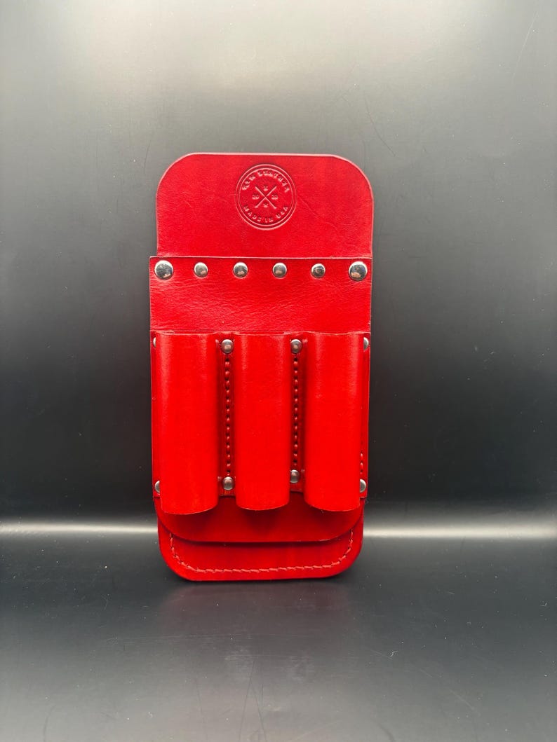 Custom Order Pocket Tool Pouch Red