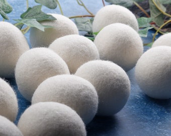 Reusable Wool Dryer Balls Set of 6