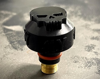 Tig Torch Custom Back Cap Cover - Skull