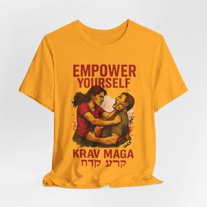 Krav Maga: Empower Yourself , Self Defense Unisex Jersey Short Sleeve Tee