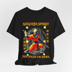 Shaolin Spirit: The Path of Jieba Tee with Six Dots Unisex Jersey Short Sleeve Tee