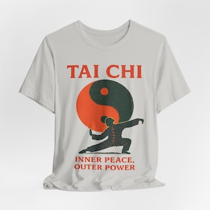 Tai Chi Essence: Pace Interiore, Potere Esteriore Maglia Unisex Manica Corta