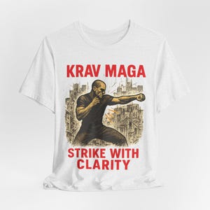 Krav Maga: Strike with Clarity Unisex Jersey Short Sleeve Tee