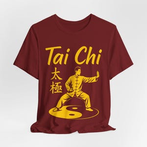 Tai Chi Balance: Violet Zen Unisex Jersey Short Sleeve Tee