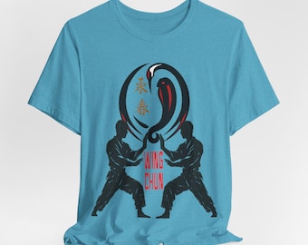 Wing Chun Eternal Spring T-Shirt; Crane and Snake Kung Fu Tee