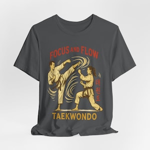 Taekwondo: Focus and Flow  Unisex Jersey Short Sleeve Tee
