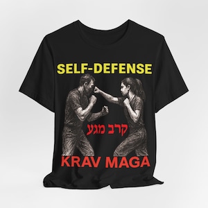 Krav Maga Self-Defense Unisex Jersey Short Sleeve Tee