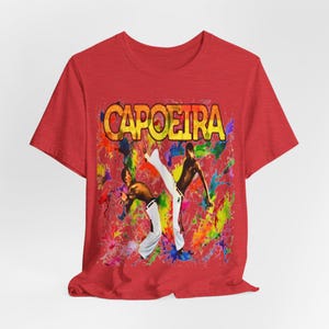 Capoeira Flow: Dynamic Poses Unisex Jersey Short Sleeve Tee