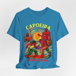Capoeira: Ginga E Vida Unisex Jersey Short Sleeve Tee
