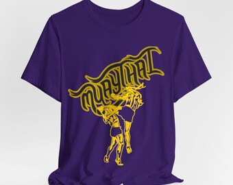 Born to Fight: Muay Thai Jump Kick  Unisex Jersey Short Sleeve Tee