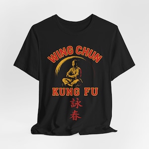 Wing Chun Kung Fu: Mastering the Mind Unisex Jersey Short Sleeve Tee