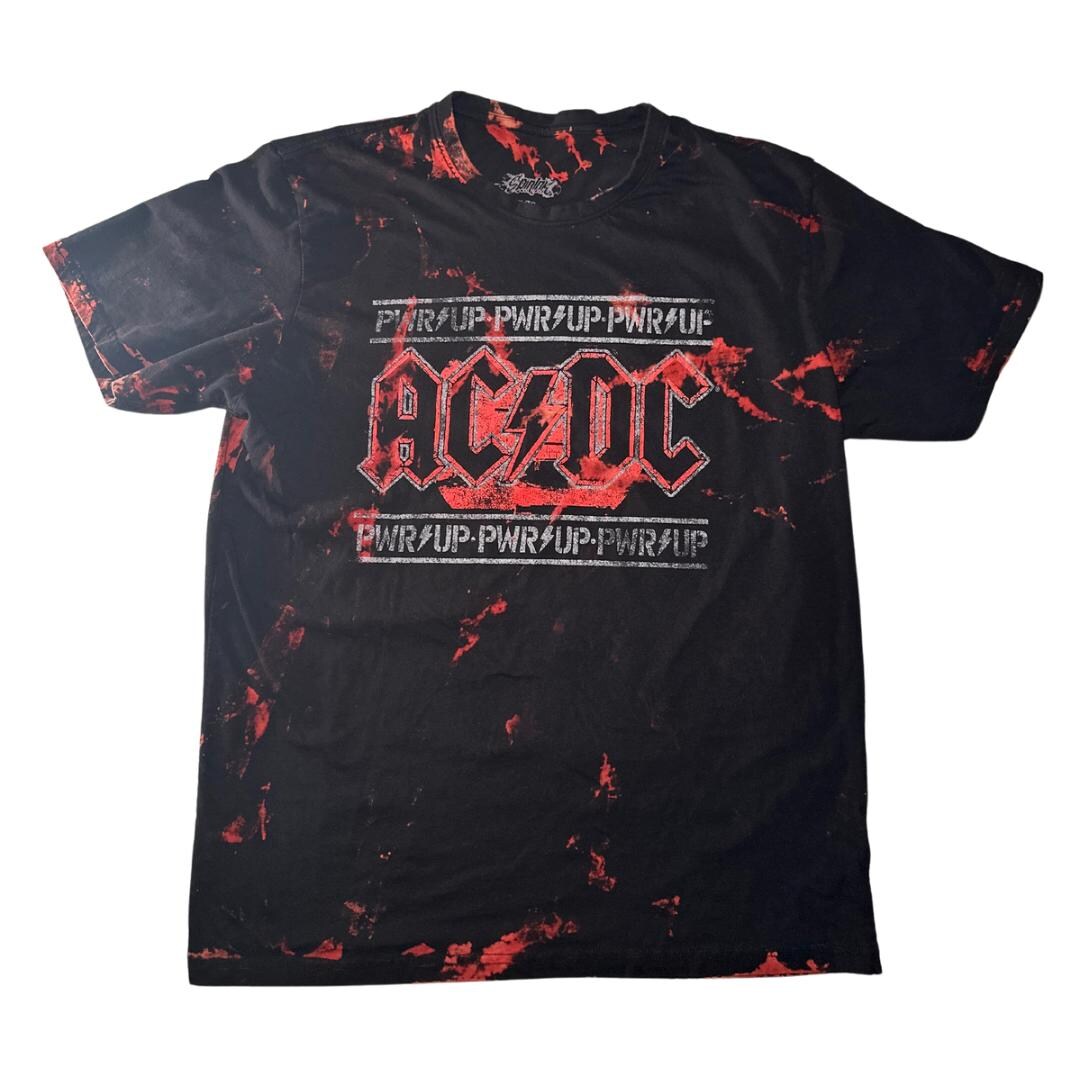 AC/DC Tie Dye T-shirt - Etsy