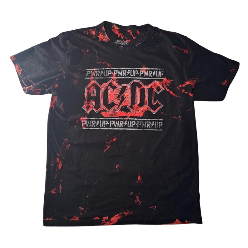 AC/DC Tie Dye T-shirt - Etsy