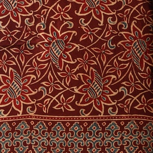 This Image Shows Blouse Design. which is printed and Unstitched.