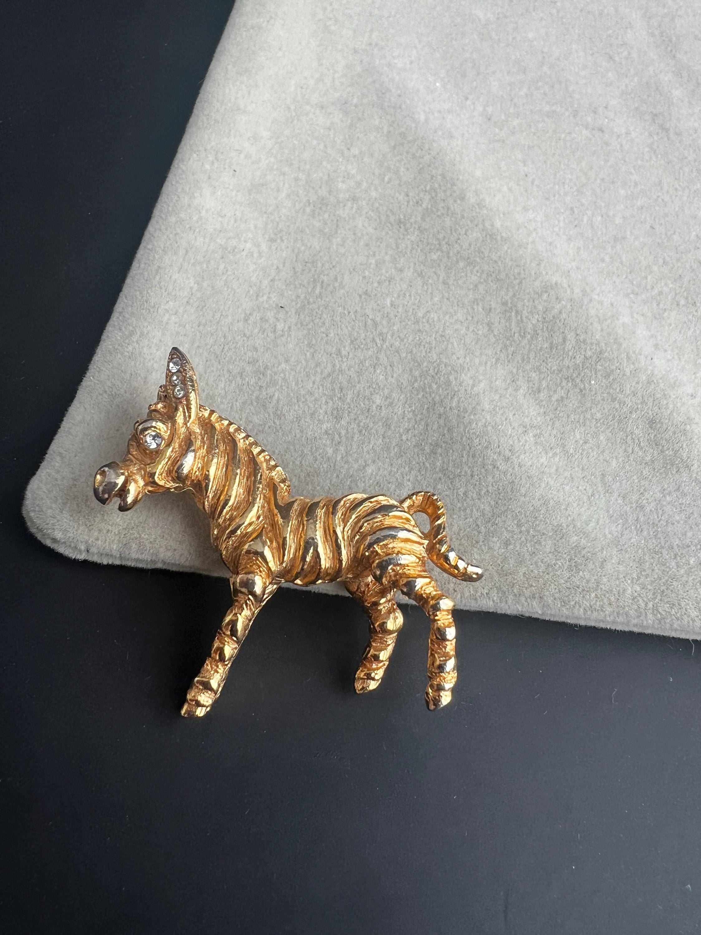 p.design ヴィンテージ ブローチ 馬 Vintage style accessory 