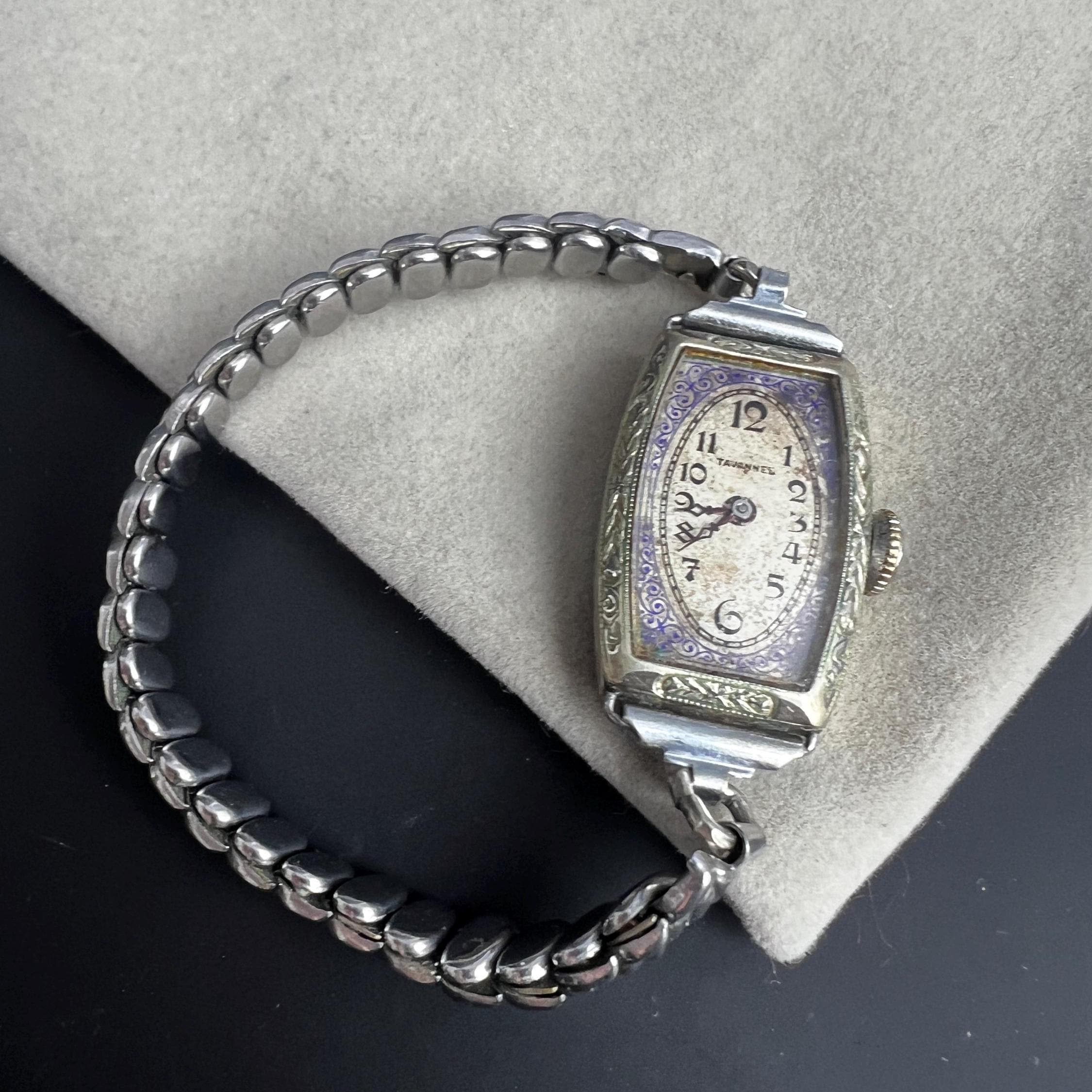Art Deco Tavannes Watch Antique Ladies Mechanical Watch 1920s Ladies Swiss FOR REPAIR
