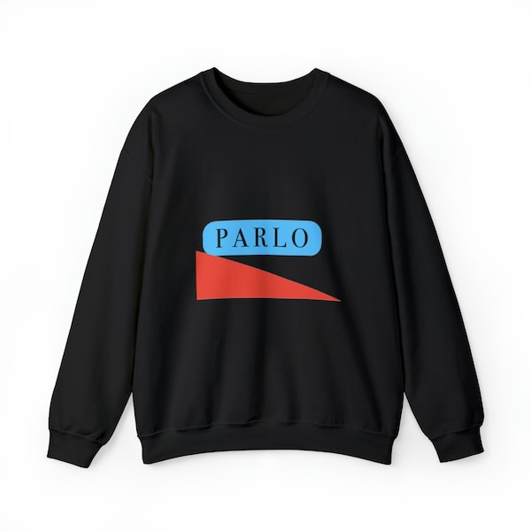 PARLO retro Clothing High Quality Vintage Crewneck Sweatshirt Pullover Oldschool Font 90s