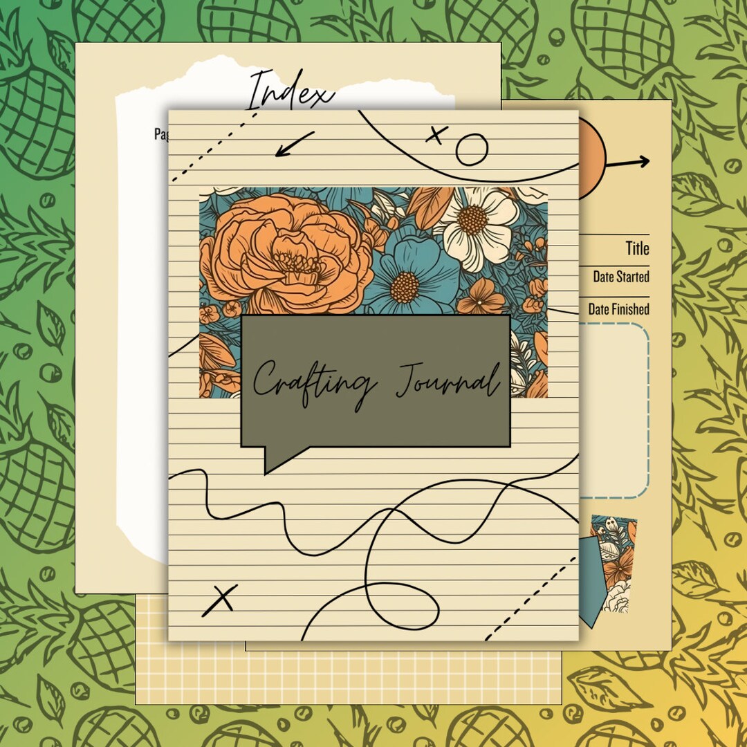 Crafting Journal | Crafts Log | Project Breakdown | Project Journal ...
