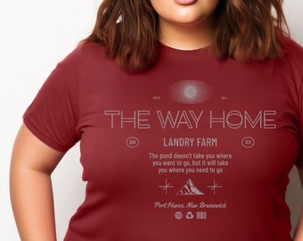 The Way Home Shirt, Hallmark Channel, Hallmark Shirt, Hallmark Series, Minimalistic Shirt, Futuristic Shirt, Time Travel