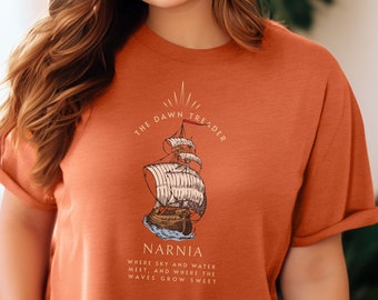 Narnia Shirt, Chronicles of Narnia, Dawn Treader Shirt, Sailing Shirt, Nautical Shirt, Voyage of the Dawn Treader, Prince Caspian, CS Lewis