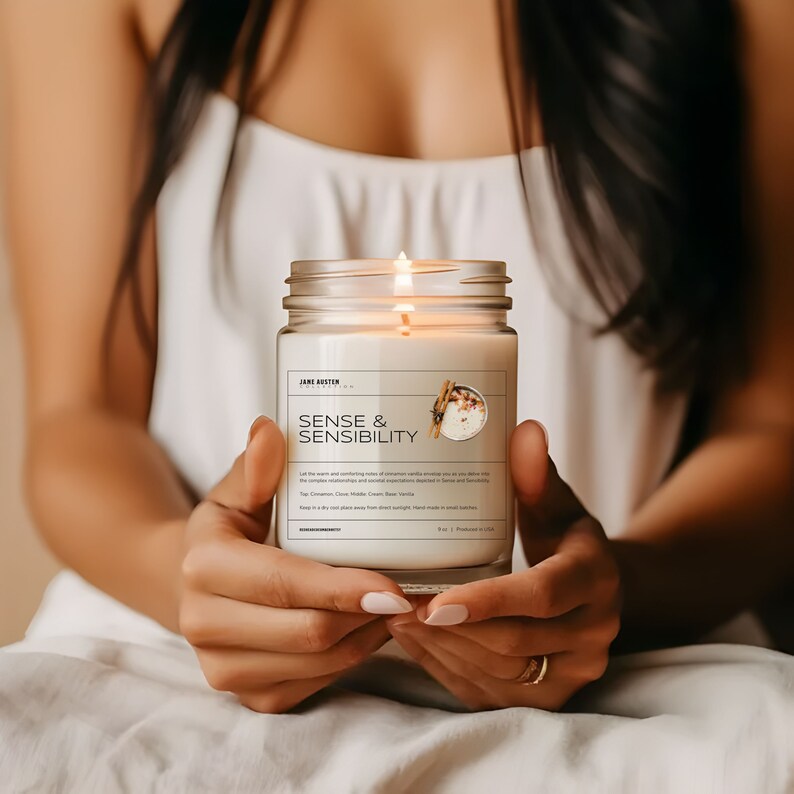 Jane Austen Gifts, Jane Austen Candles, Jane Austen, Pride Prejudice