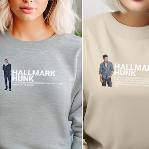 Hallmark Sweatshirt, Hallmark Hunks, Tyler Hynes, Andrew Walker, Hallmark Movies Sweatshirt, Hallmark Channel