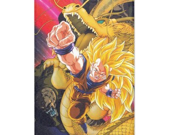 Alfombra de batalla de Super Saiyan Dragon / Alfombra de personaje de anime